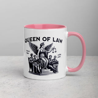Queen of Law Mug with Color Inside - *This is not legal advice