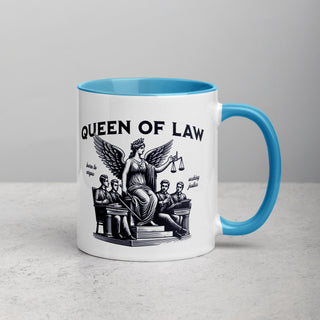 Queen of Law Mug with Color Inside - *This is not legal advice