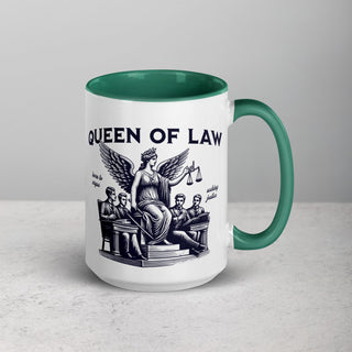 Queen of Law Mug with Color Inside - *This is not legal advice