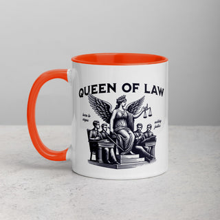 Queen of Law Mug with Color Inside - *This is not legal advice