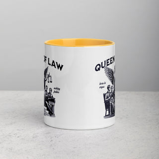 Queen of Law Mug with Color Inside - *This is not legal advice