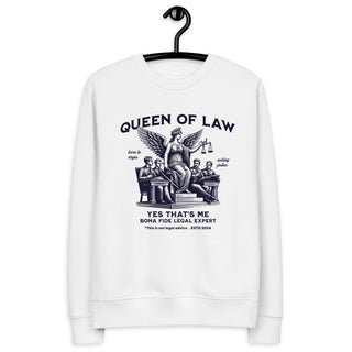 Queen of Law Unisex eco sweatshirt - *This is not legal advice