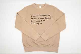Sexy Lawyer Midweight Organic French Terry Crew
