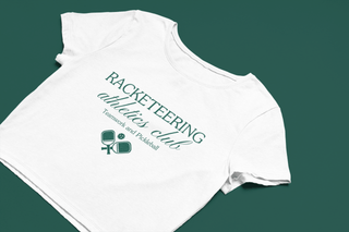 Racketeering Athletics Club crop tee - *This is not legal advice