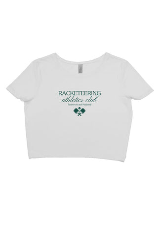 Racketeering Athletics Club crop tee - *This is not legal advice
