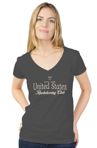 Racketeering Club v neck - *This is not legal advice