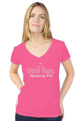 Racketeering Club v neck - *This is not legal advice