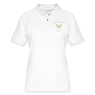 Racketeering Club Women's Pique Polo Shirt - *This is not legal advice