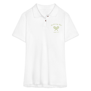 Racketeering Club Women's Pique Polo Shirt - *This is not legal advice