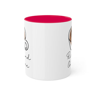 Rise and Outline Colorful Mugs, 11oz - *This is not legal advice