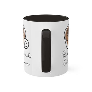 Rise and Outline Colorful Mugs, 11oz - *This is not legal advice
