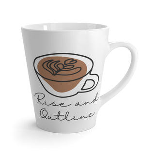Rise and Outline Latte Mug - *This is not legal advice