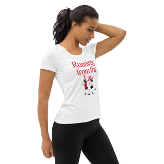 Running From the Law All - Over Print Women's Athletic T-shirt - *This is not legal advice