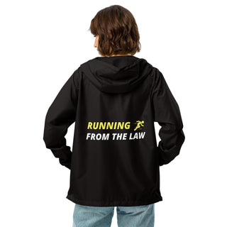 Running From the Law Unisex lightweight zip up windbreaker - *This is not legal advice
