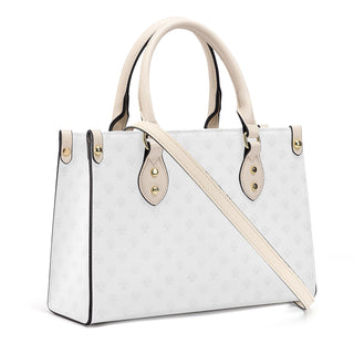 Scales of Justice  Luxury Women PU Tote Bag - White