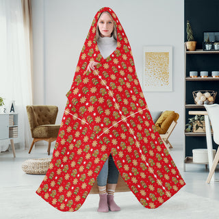 Holiday Plush Hooded Blanket