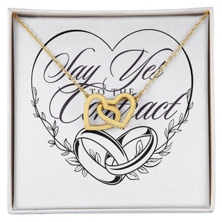 Say Yes to the Contract Necklace - *This is not legal advice