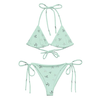 Scales of Justice All - over print recycled string bikini - *This is not legal advice