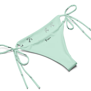 Scales of Justice All - over print recycled string bikini - *This is not legal advice