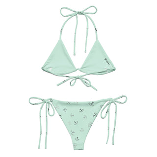 Scales of Justice All - over print recycled string bikini - *This is not legal advice
