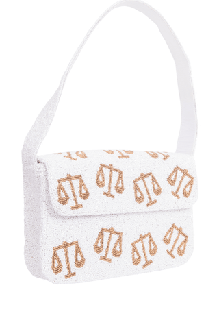 Scales of Justice Beaded Bag - *This is not legal advice