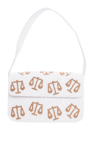 Scales of Justice Beaded Bag - *This is not legal advice