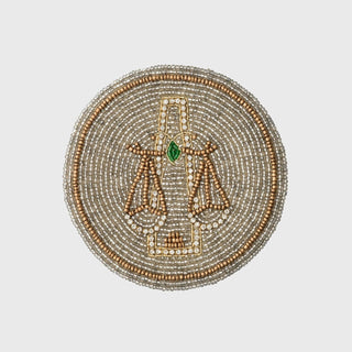 Scales of Justice coasters, set of four - *This is not legal advice