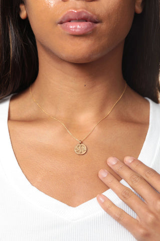 Scales of Justice Coin Necklace - *This is not legal advice