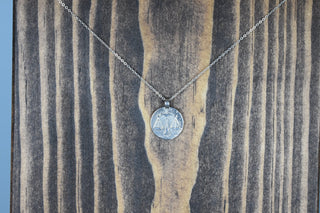Scales of Justice Coin Necklace - *This is not legal advice