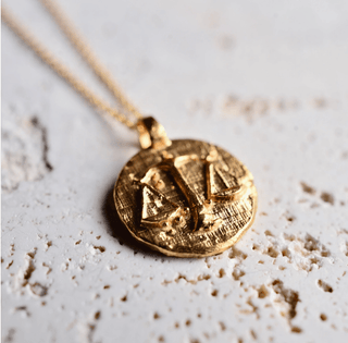 Scales of Justice Coin Necklace - *This is not legal advice