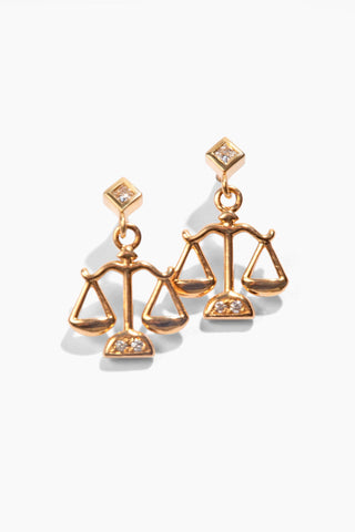 Scales of Justice Earrings - *This is not legal advice