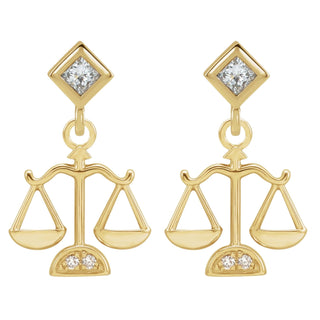 Scales of Justice Earrings - *This is not legal advice