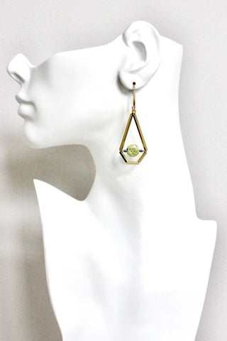 Scales of Justice Japser geometric earrings - *This is not legal advice