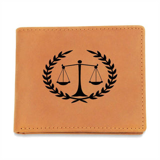 Scales of Justice Wallet - *This is not legal advice