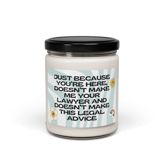 Scented Soy Candle, 9oz - *This is not legal advice