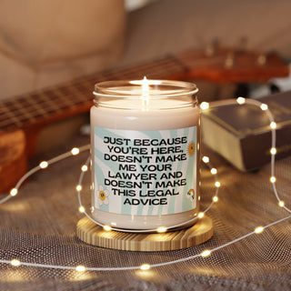 Scented Soy Candle, 9oz - *This is not legal advice