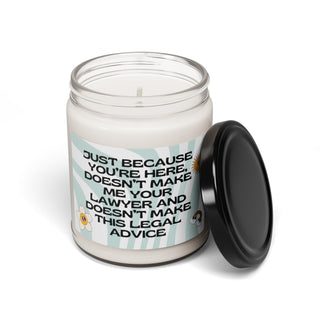Scented Soy Candle, 9oz - *This is not legal advice
