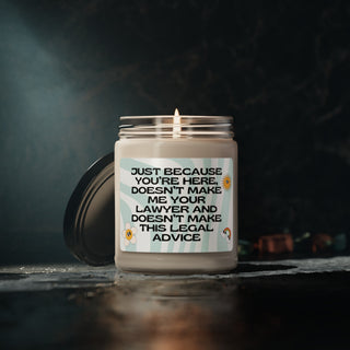 Scented Soy Candle, 9oz - *This is not legal advice