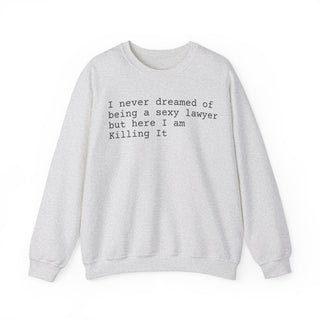 Sexy Lawyer Unisex Heavy Blend™ Crewneck Sweatshirt - *This is not legal advice