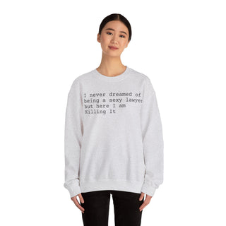 Sexy Lawyer Unisex Heavy Blend™ Crewneck Sweatshirt - *This is not legal advice