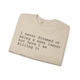 Sexy Lawyer Unisex Heavy Blend™ Crewneck Sweatshirt - *This is not legal advice