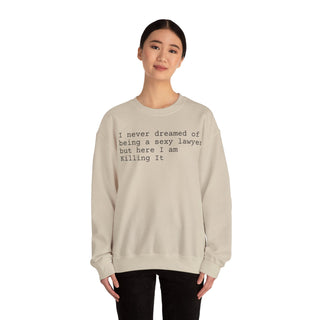 Sexy Lawyer Unisex Heavy Blend™ Crewneck Sweatshirt - *This is not legal advice