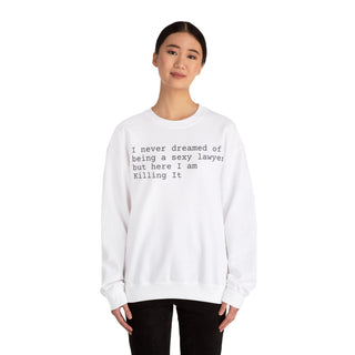 Sexy Lawyer Unisex Heavy Blend™ Crewneck Sweatshirt - *This is not legal advice