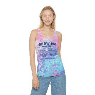 Show me your torts Tie Dye Racerback Tank Top - *This is not legal advice