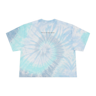 Show Me your Torts Women's Tie - Dye Crop Tee - *This is not legal advice