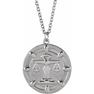 Silver Scales of Justice Necklace - *This is not legal advice