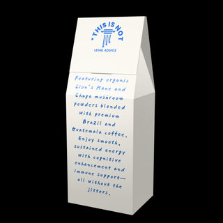 Smells Like a Law Student Mushroom Coffee - *This is not legal advice