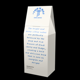 Smells Like A Law Student Peruvian Coffee - *This is not legal advice