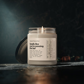 Smells Like you're passing the bar Scented Soy Candle, 9oz - *This is not legal advice