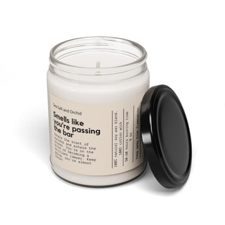 Smells Like you're passing the bar Scented Soy Candle, 9oz - *This is not legal advice